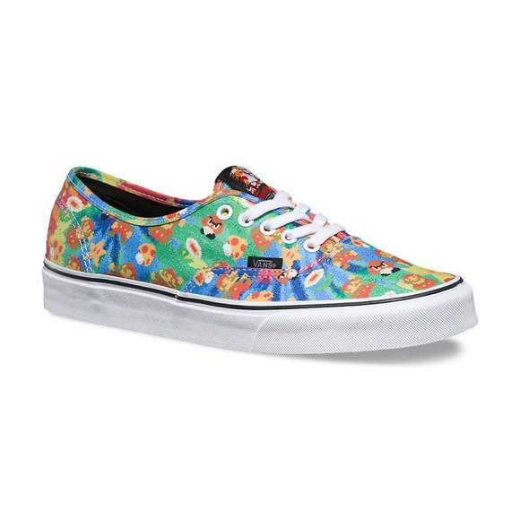 VANS x NINTENDO Shoes Super Mario Bros TIE DYE NEW - Picture 4 of 6